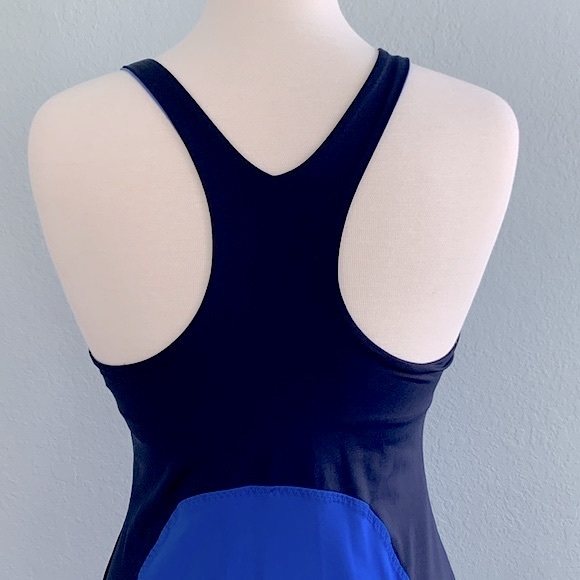 Athleta Caspian Colorblock Racerback Swim Dress - Picture 8 of 13